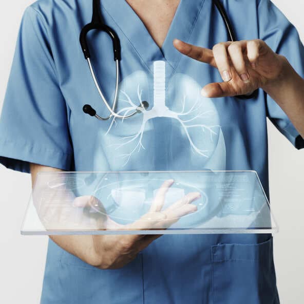 Respiratory treatment doctor